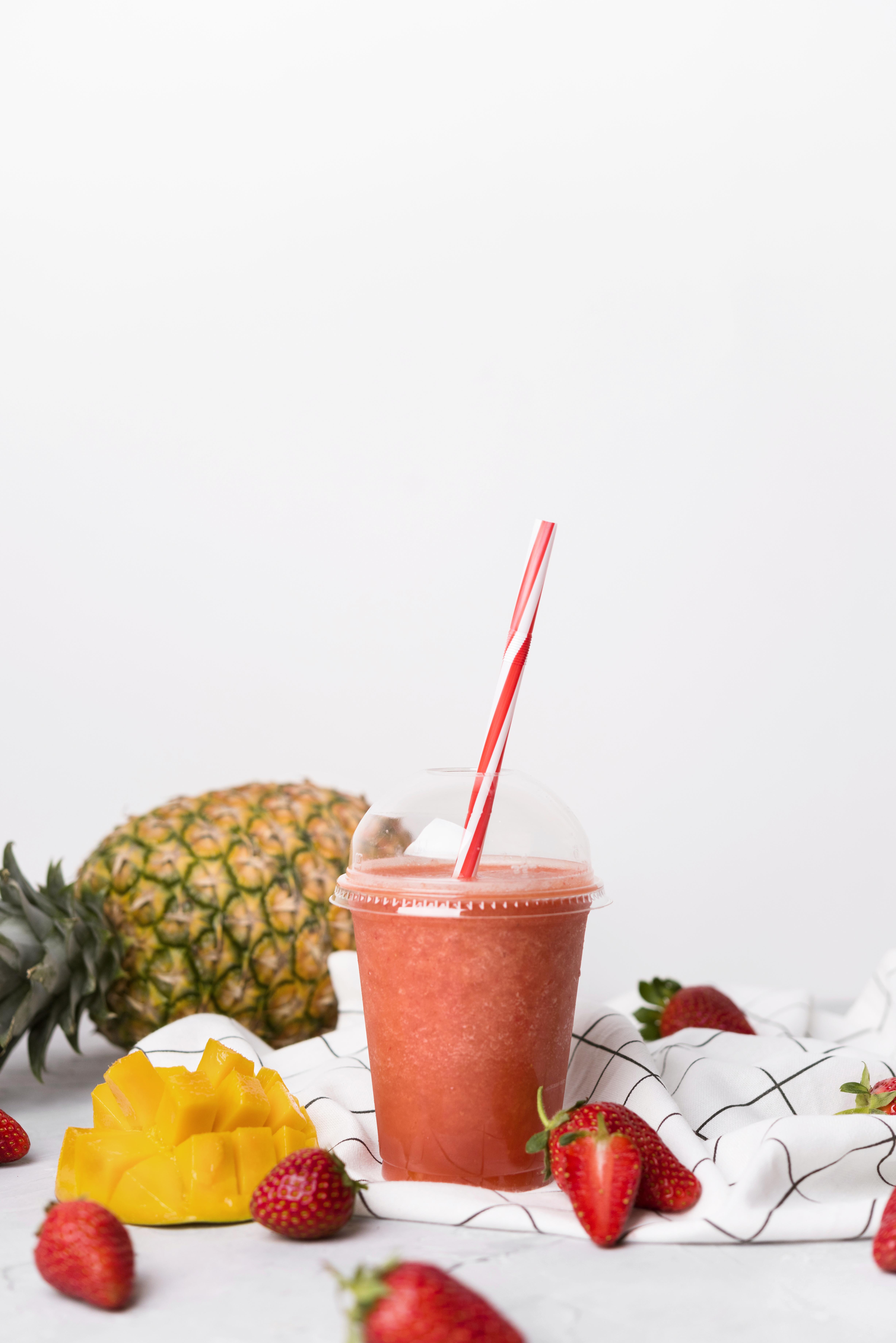 Bebida frutal con sirope